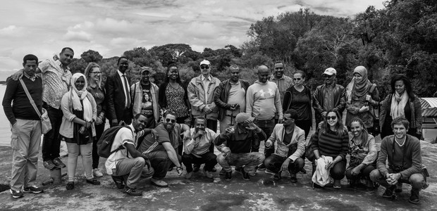 The Niles contributors at the shores of Lake Tana, August 2018.  (photo: The Niles | Bullen Chol)
