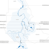 Existing and planned Eastern Nile Basin dams featured in The Niles, Issue 15.
