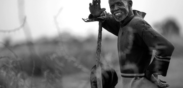 A farmer in Karbab village, Darfur, July 3, 2014. (photo: UN Photo | Albert González Farran)