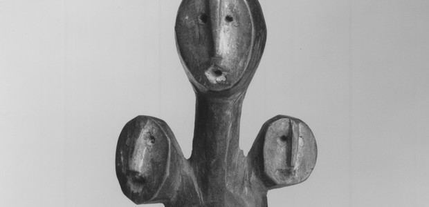 Lega, Three-Headed Figure (Sakimatwemtwe), 19th century. Brooklyn Museum, Museum Expedition 1922, Robert B. Woodward Memorial Fund, 22.486. Creative Commons-BY (photo: Brooklyn Museum)